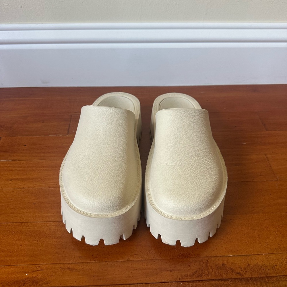 Jeffrey Campbell Women's Clogged Chunky Platform Mules Shoes Size 8